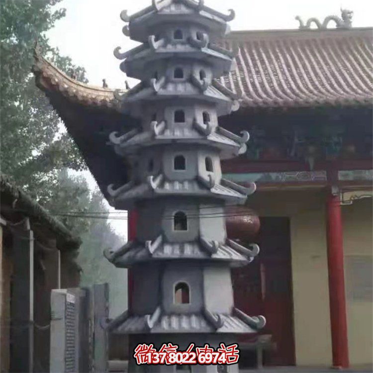 大理石石雕佛塔雕塑，傳承古老文明