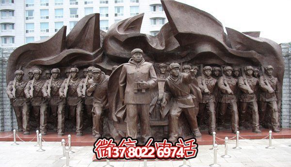 抗戰(zhàn)時期銅雕雕塑，緬懷那段英雄時光