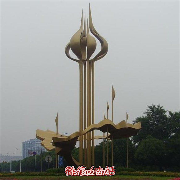 大型不銹鋼景觀擺件，為廣場(chǎng)帶來(lái)活力