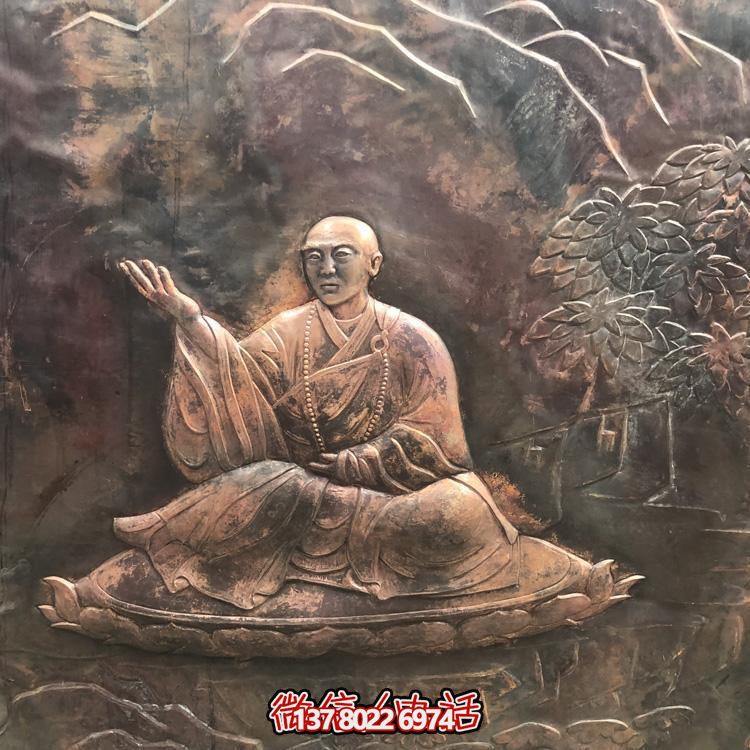 鑄銅觀音佛像浮雕壁畫，帶給大型寺廟儀式感的非凡氣派