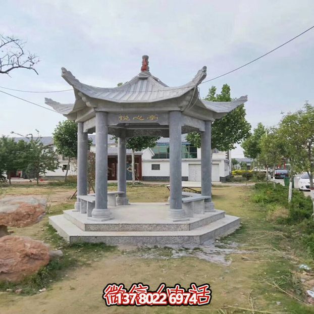 舒適涼亭休息座椅，最適合鄉(xiāng)村戶外休閑