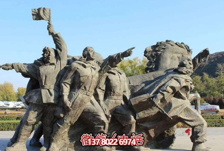 大型石雕景觀擺件，為廣場增添創(chuàng)意人物氣息