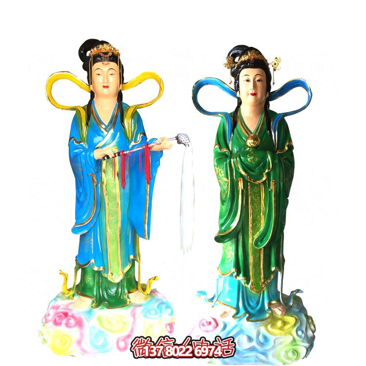 七仙女玻璃鋼雕塑，打造完美園林