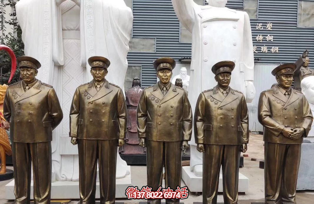 仿銅偉人元帥玻璃鋼雕塑，締造景區(qū)世界十大經(jīng)典