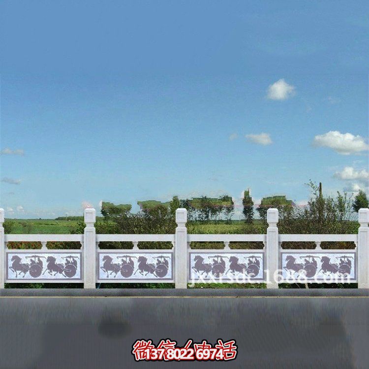 花崗巖石欄板，雕刻多種樣式