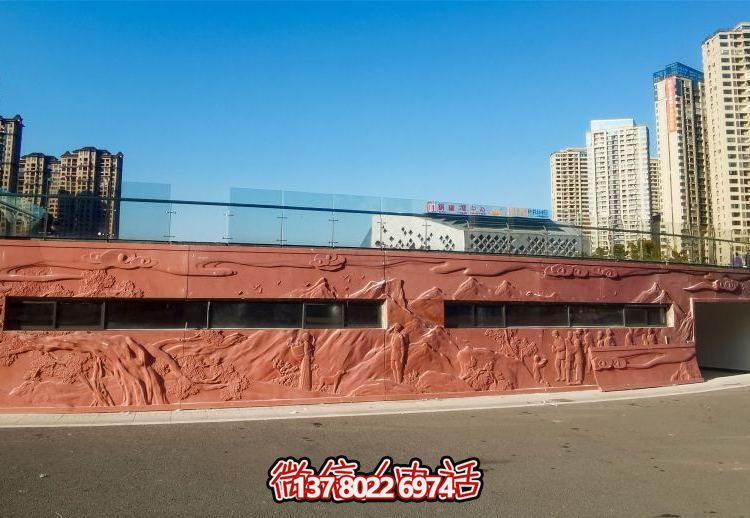 絢麗藝術(shù)空間，創(chuàng)意戶外浮雕銅雕影壁壁畫雕塑