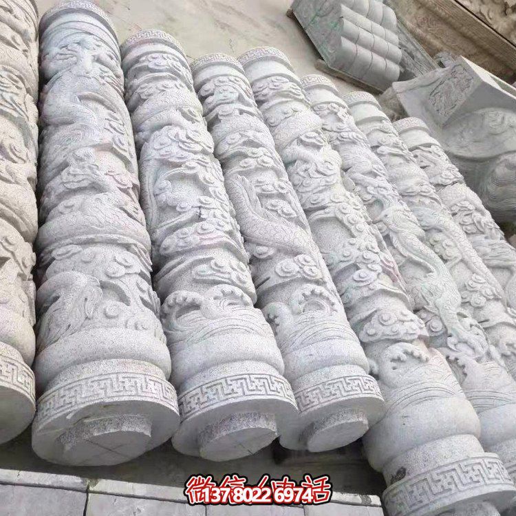 精美結(jié)合雕塑，把浮雕、大理石、石雕、石柱帶入戶外空間