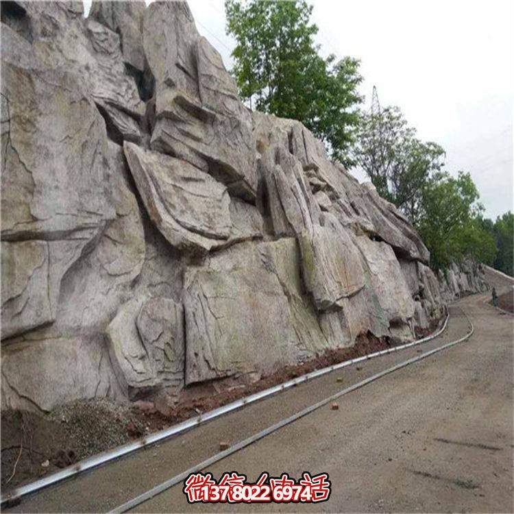 美輪美奐的景觀石，改善戶外街道路邊大型景觀