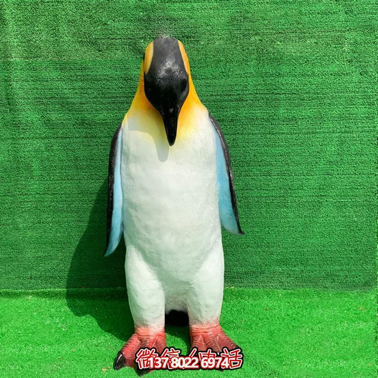 仿真企鵝雕塑，玻璃鋼制作