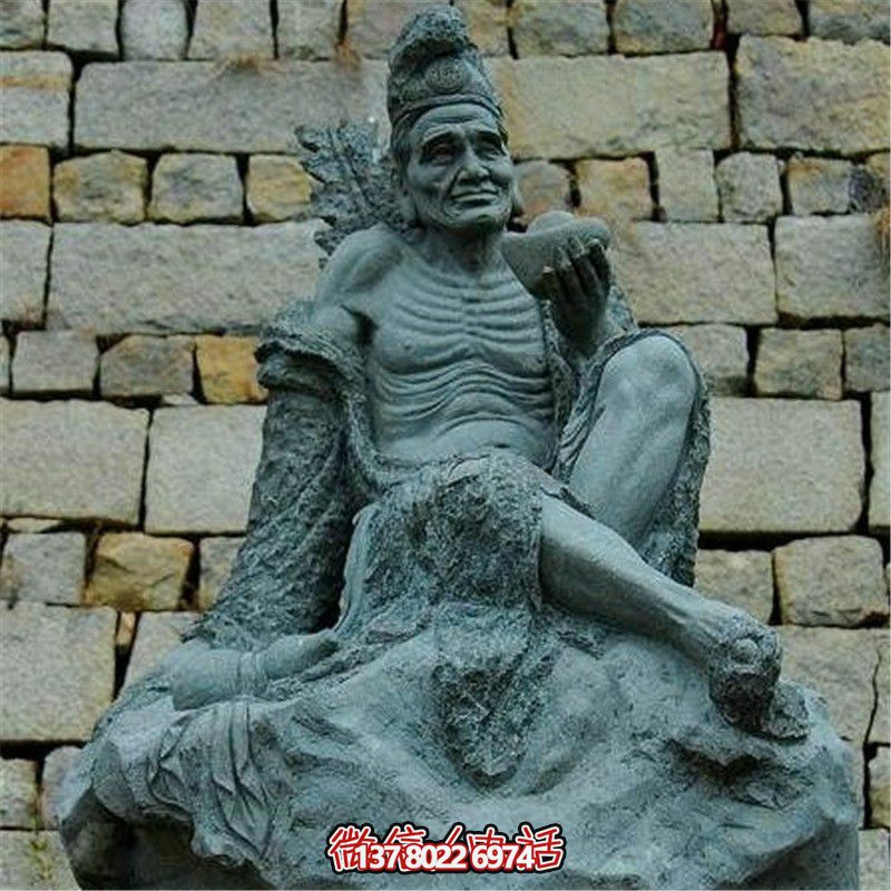 景區(qū)濟(jì)公石雕雕塑，帶你感受大自然的魅力