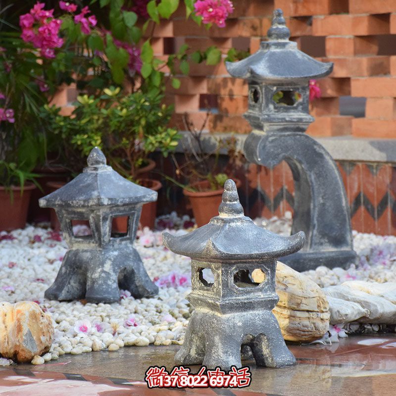 傳統(tǒng)日式風(fēng)格宮燈裝飾，安置禪意擺件雕塑，為你的別墅和民宿增添創(chuàng)意