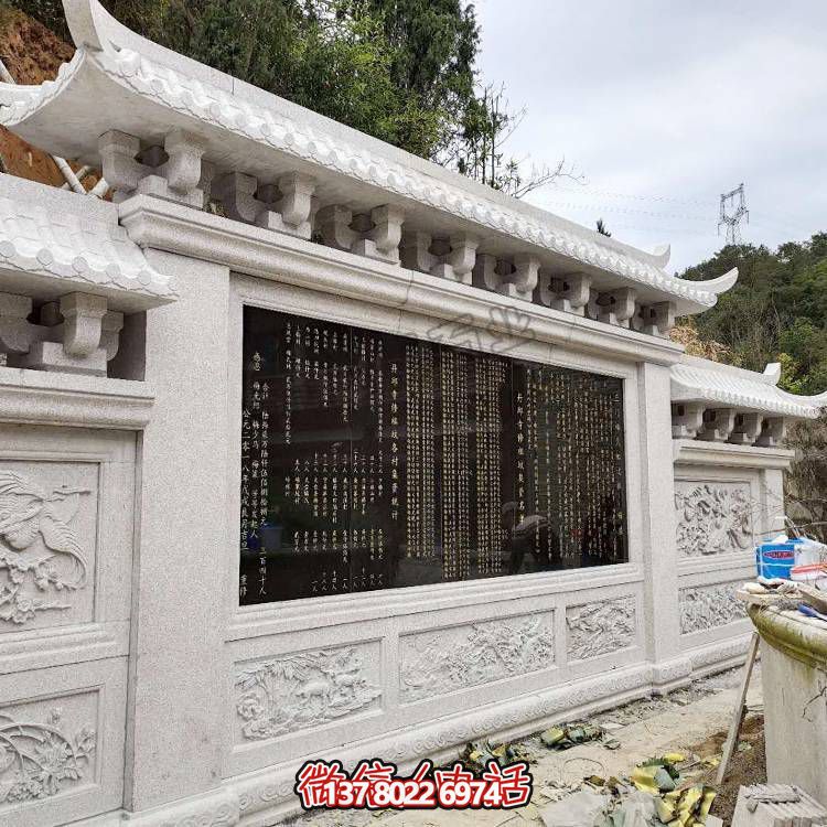 綿延千里，浮雕影壁雕塑點(diǎn)綴庭院廣場