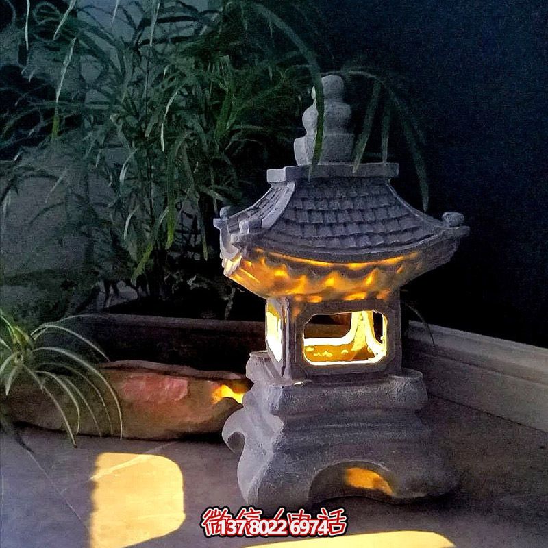 日式風(fēng)落地宮燈，創(chuàng)意裝飾庭院室內(nèi)擺件