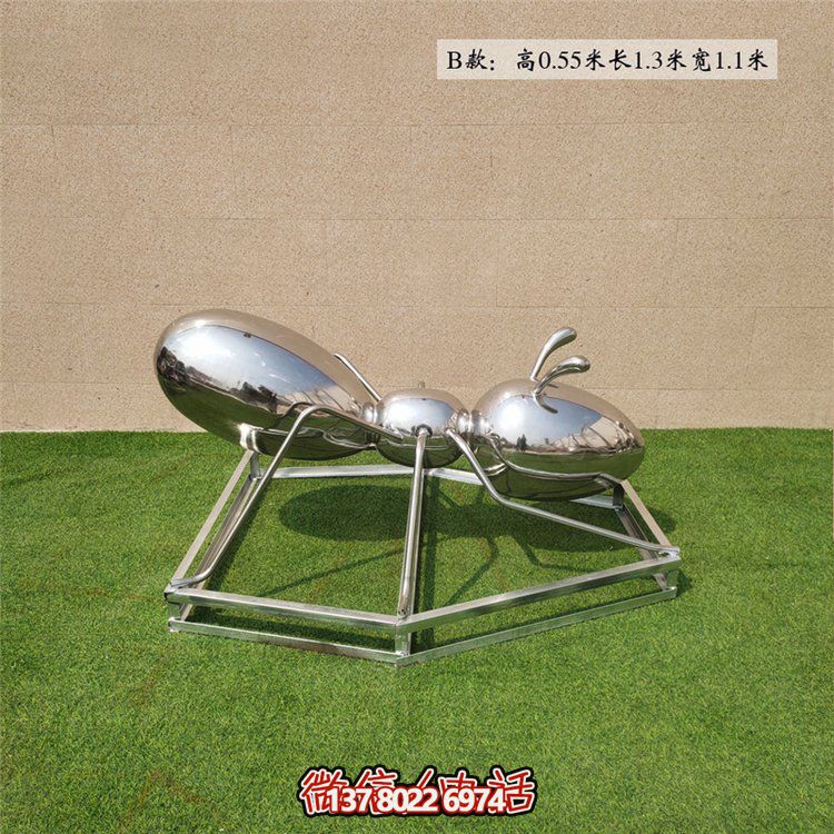 不銹鋼螞蟻雕塑，讓你的小區(qū)、公園、草坪更具特色