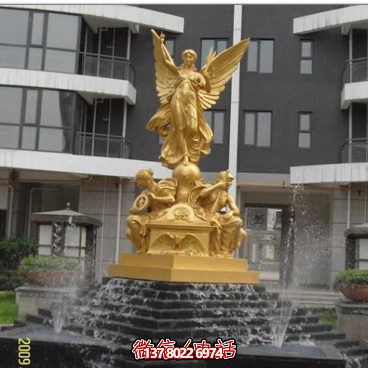 大型戶外噴泉擺件，打造美麗綠意水景景觀