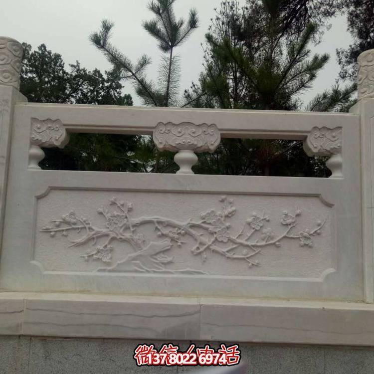 大理石石雕欄桿，給你一個(gè)安全且美麗的橋邊
