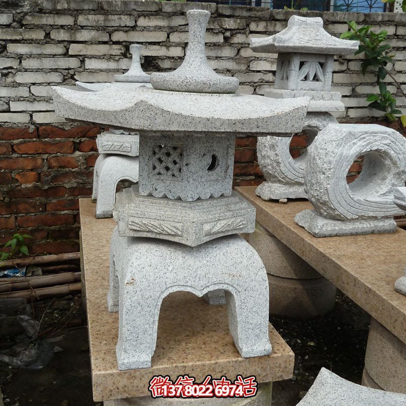 幾何藝術(shù)設(shè)計景觀石燈籠