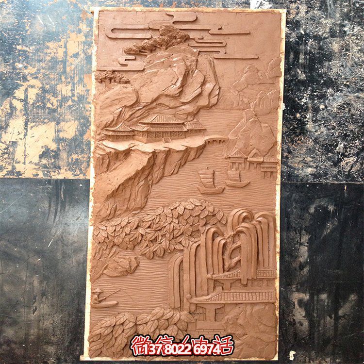 中式大理石浮雕壁畫雕塑，為景區(qū)園林室外擺放而制