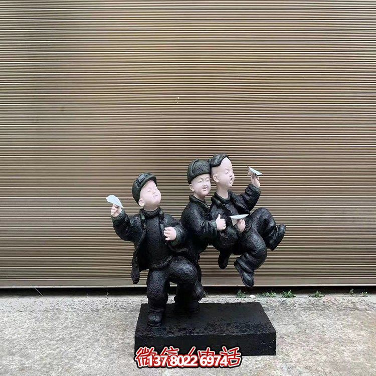 多彩玻璃鋼景觀擺件，添加卡通戶外兒童樂(lè)趣