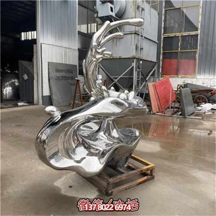 海浪抽象雕塑水景噴泉——點綴大型廣場、酒店門口