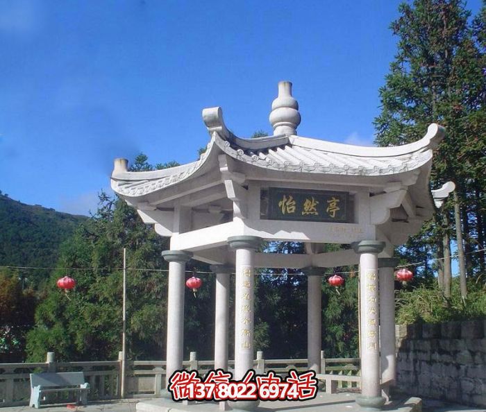 怡然仿古戶外建筑漢白玉擺放，增添農(nóng)場(chǎng)景觀魅力