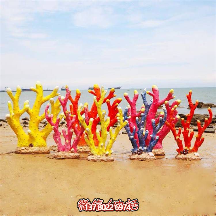 萌趣海豹玻璃鋼珊瑚擺件，溫馨卡通創(chuàng)意裝飾