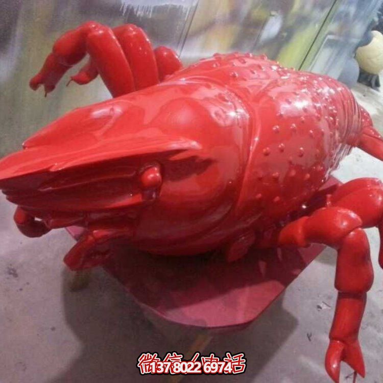 大型龍蝦雕塑裝飾品，點綴飯店、酒店門口