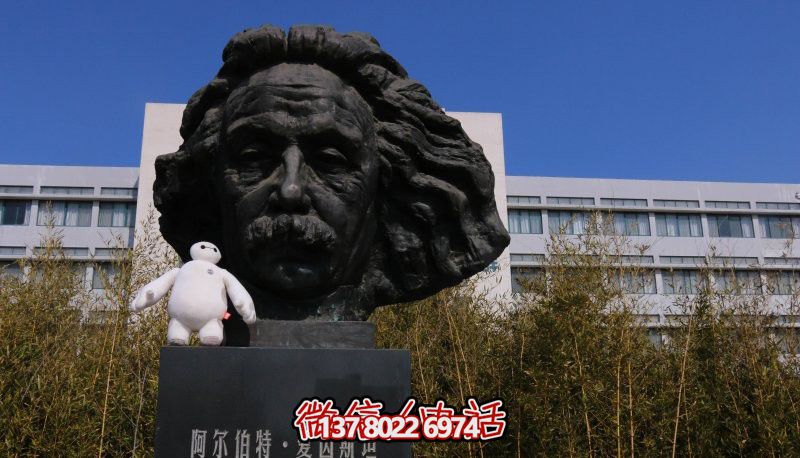 傳承名人風(fēng)采，愛因斯坦頭像銅雕