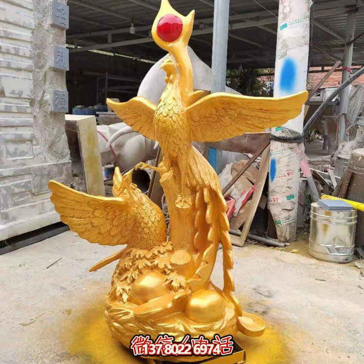 不銹鋼鳳凰雕塑，給你的戶外廣場帶來活力