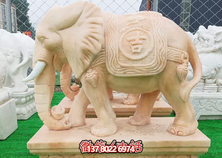 戶外園林大型石雕浮雕吉祥大象雕塑 戶外園林大型石雕浮雕吉祥大象雕塑