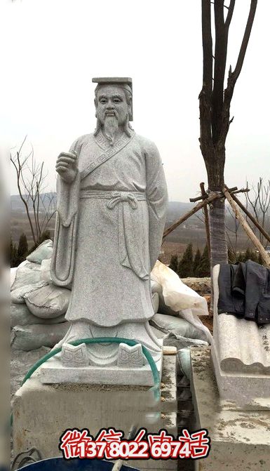 小區(qū)公園擺放唐朝著名書法家詩人柳公權大理石雕塑像 小區(qū)公園擺放唐朝著名書法家詩人柳公權大理石雕塑像