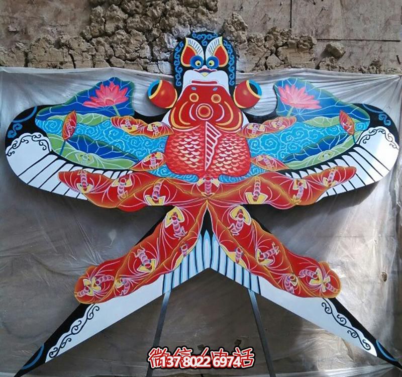 商場(chǎng)公園戶外荷花彩繪不銹鋼風(fēng)箏擺件雕塑 商場(chǎng)公園戶外荷花彩繪不銹鋼風(fēng)箏擺件雕塑